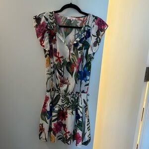 Hawaiian Print Parker Dress